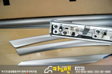 대구 실내랩핑/대구 bmw 5시리즈 F10/520d (티타늄 브러쉬)카앤맨 / 대구 북구 검단동