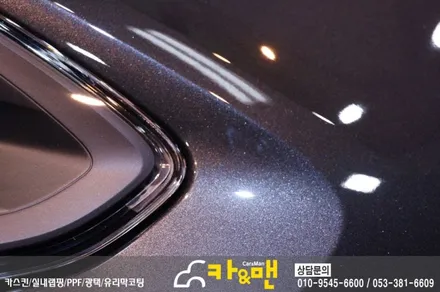 대구 포르쉐 파나메라 4s ppf 생활보호패키지(헤드라이트) 및 바이오카매트 시공/ 카앤맨 / 대구 북구 검단동