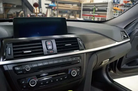 bmw 3gt 실내 랩핑 (우드 트림 / 블랙 브러쉬) 대구 /카앤맨 / 대구 북구 검단동