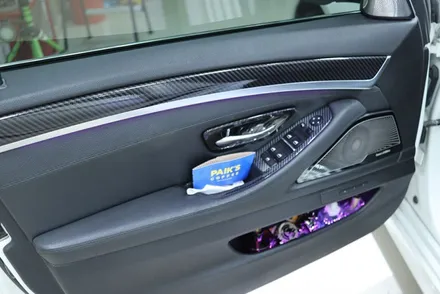 대구 실내랩핑 bmw f10 4d 리얼카본 / 카앤맨 / 대구 북구 검단동