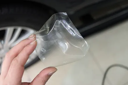 디스커버리5 실내 도어 하단 스크래치 방지 카본 랩핑 시공 / 대구 카앤맨 / 대구 북구 검단동