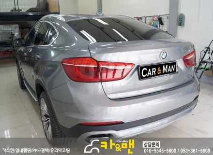 대구 bmw x6 라이트 필름 시공/ 카앤맨 / 대구 북구 검단동