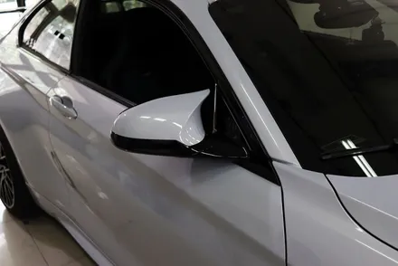 bmw m2 사이드미러 및 부분 랩핑 (블랙 유광) 대구 / 카앤맨 / 대구 북구 검단동