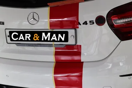 벤츠 a45 amg 그릴랩핑 / 바이퍼라인 / 스포일러 랩핑 시공 대구 / 카앤맨 / 대구 북구 검단동