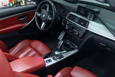 bmw 실내랩핑 / 430i 컨버터블 블랙 카본 실내랩핑 / 대구 카앤맨 / 대구 북구 검단동