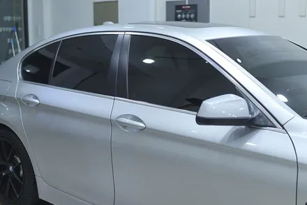 bmw f10 실내랩핑 / 3d 카본/ 티타늄 브러시 조합 / 대구 카앤맨 / 대구 북구 검단동