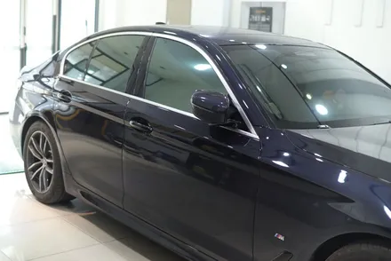 BMW G30 크롬죽이기 / 윈도 몰딩 / 머플러 팁 부분 랩핑 / 대구 카앤맨 / 대구 북구 검단동