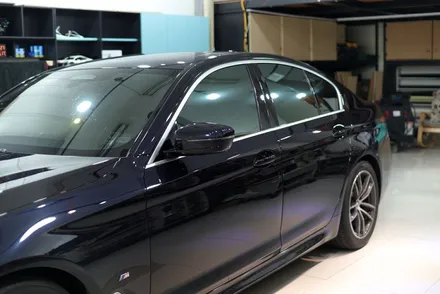 BMW G30 윈도 크롬 몰딩 랩핑 / 크롬죽이기 시공 / 대구 카앤맨 / 대구 북구 검단동