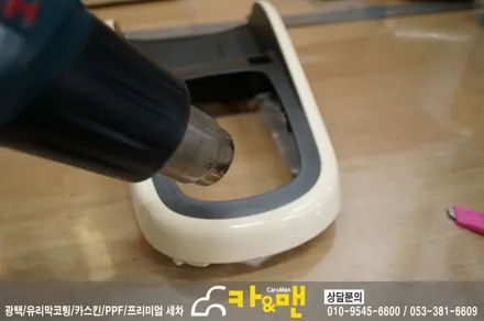 대구 쏘울 실내 랩핑/도어트림 가죽 랩핑 시공 /카앤맨 / 대구 북구 검단동