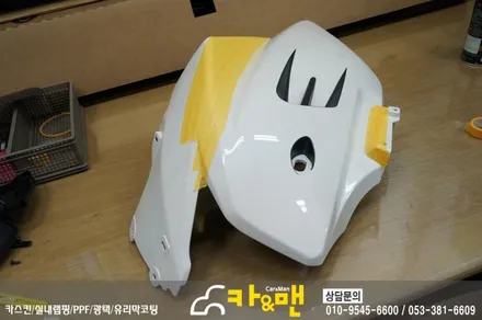 대구 바이크 랩핑(혼다 ctx 700/차콜 무광 메탈릭)시공/ 카앤맨 / 대구 북구 검단동