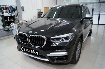 대구 bmw x3 그릴랩핑/사이드미러랩핑/생활보호 ppf(트렁크리드) 시공 카앤맨 / 대구 북구 검단동