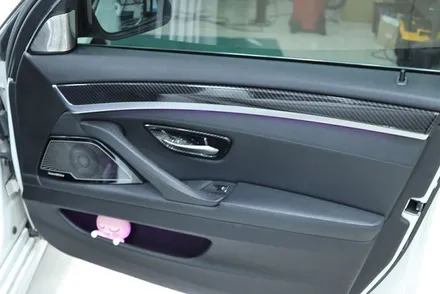 대구 실내랩핑 bmw f10 4d 리얼카본 / 카앤맨 / 대구 북구 검단동