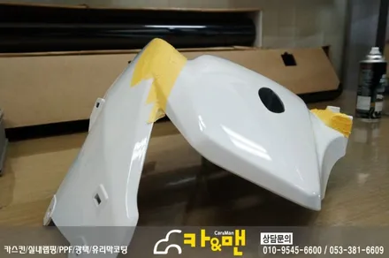 대구 바이크 랩핑(혼다 ctx 700/차콜 무광 메탈릭)시공/ 카앤맨 / 대구 북구 검단동