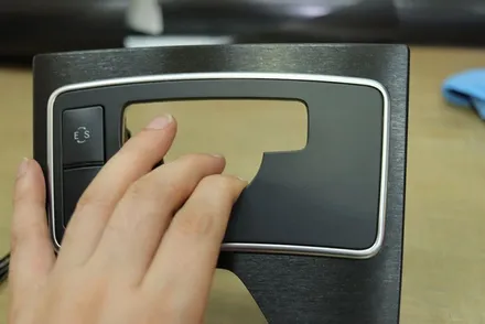벤츠 e 클래스 w212 실내랩핑 (블랙 브러시) /대구 카앤맨 / 대구 북구 검단동