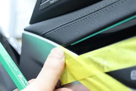대구 bmw g30 5시리즈 실내랩핑 / 매트릭스 블랙 / 카앤맨 / 대구 북구 검단동