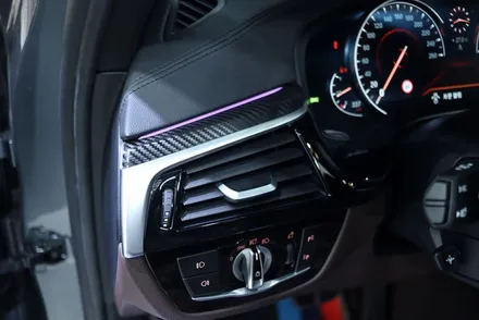 대구 실내랩핑 시공 / bmw g30 블랙 카본 / 카앤맨 / 대구 북구 검단동