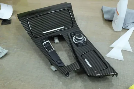 BMW F10 실내랩핑 / 4d 리얼 카본 시공 / 대구 카앤맨 / 대구 북구 검단동