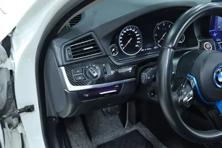 대구 실내랩핑 bmw f10 4d 리얼카본 / 카앤맨 / 대구 북구 검단동
