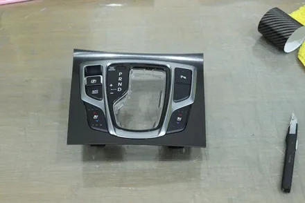 그랜저 hg 실내랩핑 / 핸들 리모컨 크롬 랩핑 / 대구 카앤맨 / 대구 북구 검단동