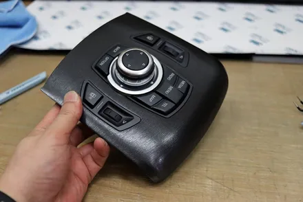 bmw 7시리즈 (F02) 실내랩핑 (블랙 브러쉬) 시공 대구 / 카앤맨 / 대구 북구 검단동
