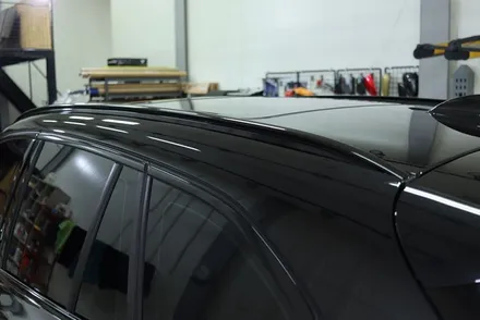 bmw x1(f48) 크롬죽이기 / 그릴 / 윈도 몰딩 / 스키드 플레이트 / 디퓨저 / 사이드스커트 / 루프랙 블랙 유광 랩핑 / 대구 카앤맨 / 대구 북구 검단동