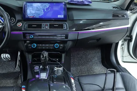 대구 실내랩핑 bmw f10 4d 리얼카본 / 카앤맨 / 대구 북구 검단동