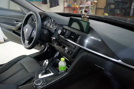bmw 3gt 실내 랩핑 (우드 트림 / 블랙 브러쉬) 대구 /카앤맨 / 대구 북구 검단동