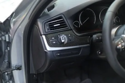 BMW F10 실내랩핑 / 4d 리얼 카본 시공 / 대구 카앤맨 / 대구 북구 검단동