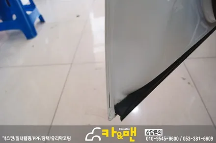 대구 실내랩핑 벤츠 e클래스/블랙 브러쉬 및 ppf 생활보호패키지 / 카앤맨 / 대구 북구 검단동