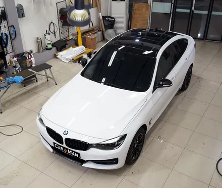 bmw 3gt 포인트 랩핑 및 루프스킨 시공 대구 / 카앤맨 / 대구 북구 검단동
