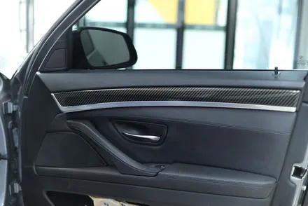 BMW F10 실내랩핑 / 4d 리얼 카본 시공 / 대구 카앤맨 / 대구 북구 검단동