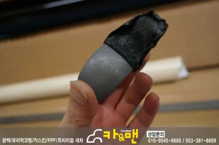 대구 쏘울 실내 랩핑/도어트림 가죽 랩핑 시공 /카앤맨 / 대구 북구 검단동
