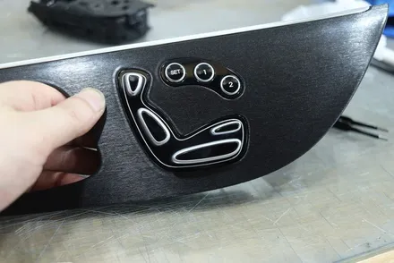 에쿠스 vi 실내랩핑 / 블랙 브러시 시공 / 대구 카앤맨 / 대구 북구 검단동