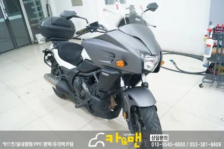 대구 바이크 랩핑(혼다 ctx 700/차콜 무광 메탈릭)시공/ 카앤맨 / 대구 북구 검단동