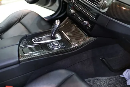 BMW F10 실내랩핑 / 4d 리얼 카본 시공 / 대구 카앤맨 / 대구 북구 검단동