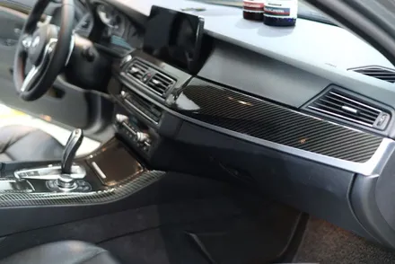 BMW F10 실내랩핑 / 4d 리얼 카본 시공 / 대구 카앤맨 / 대구 북구 검단동