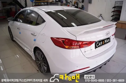 대구 아반떼 스포츠 루프스킨 시공/카앤맨 / 대구 북구 검단동