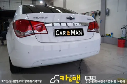 대구 크루즈 루프스킨 제거 및 재시공/디퓨져 부분 랩핑/ 카앤맨 / 대구 북구 검단동