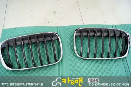 대구 bmw x1 그릴 랩핑(블랙 유광)/카앤맨 / 대구 북구 검단동