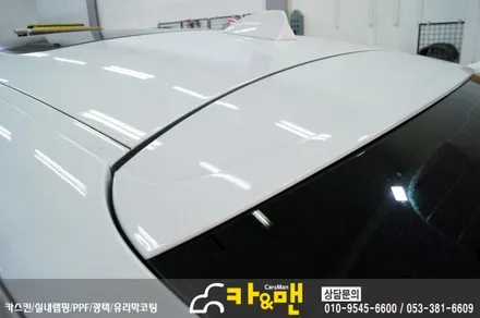 대구 bmw 5gt 루프스킨/사이드미러 부분 랩핑 시공/ 카앤맨 / 대구 북구 검단동