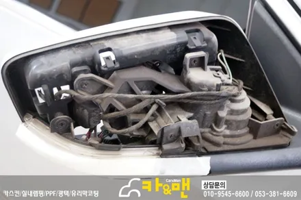 대구 부분랩핑 임팔라 사이드미러/스포일러 랩핑 카앤맨 / 대구 북구 검단동