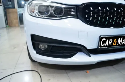 bmw 3gt 부분랩핑(도어캐치,범퍼) 시공 대구/카앤맨 / 대구 북구 검단동