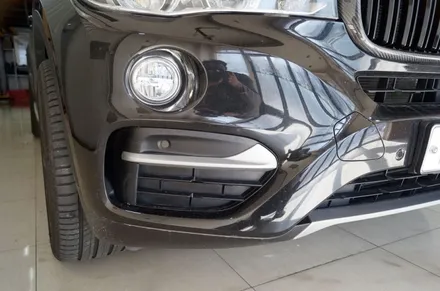 BMW X6 크롬죽이기 랩핑(윈도 몰딩/디퓨져/스키드 플레이트/루프랙 등) 대구/카앤맨 / 대구 북구 검단동