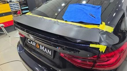 BMW 6GT 사이드미러 · 리어 스포일러 카본 랩핑 | 대구 카앤맨 / 대구 북구 검단동