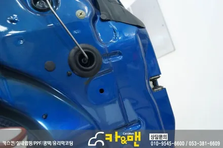 대구 미니쿠퍼 s 전체(?) 랩핑(미드나잇 샌드 매트 메탈릭) 시공/카앤맨 / 대구 북구 검단동