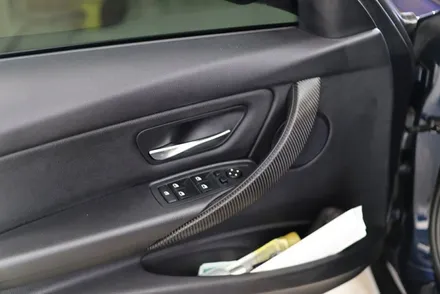 bmw 실내랩핑 f30 블랙 카본 시공 대구 / 카앤맨 / 대구 북구 검단동