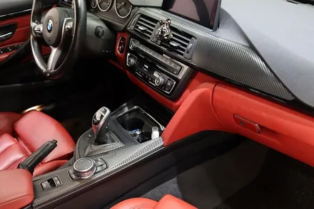 bmw 실내랩핑 / 4시리즈 컨버터블 f33 / 블랙 카본 시공 / 대구 카앤맨 / 대구 북구 검단동