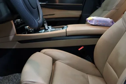 bmw 7시리즈 (F02) 실내랩핑 (블랙 브러쉬) 시공 대구 / 카앤맨 / 대구 북구 검단동
