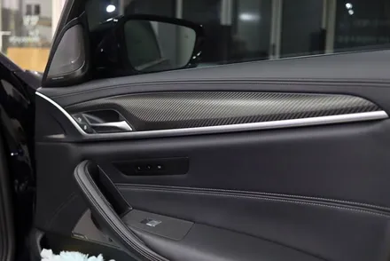 bmw g30 실내랩핑 (블랙 카본) 시공 대구 / 카앤맨 / 대구 북구 검단동
