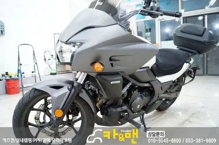 대구 바이크 랩핑(혼다 ctx 700/차콜 무광 메탈릭)시공/ 카앤맨 / 대구 북구 검단동